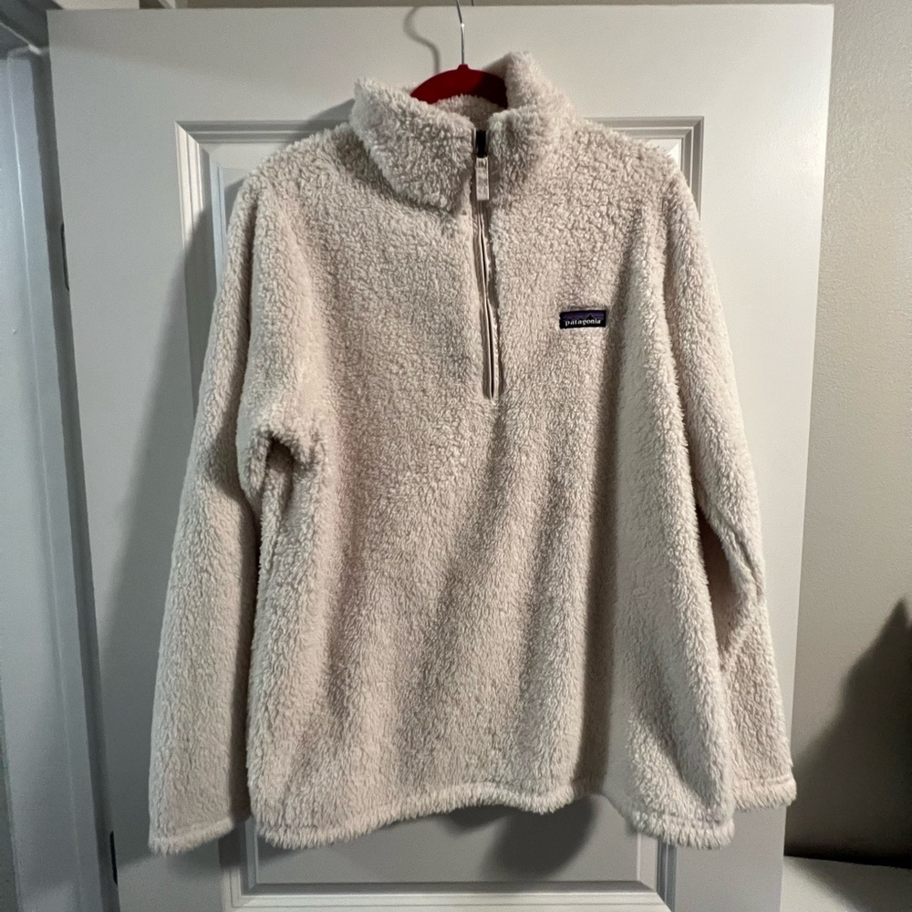 Patagonia Los Gatos 1/4 Zip Pullover Sherpa Fleece Jacket
